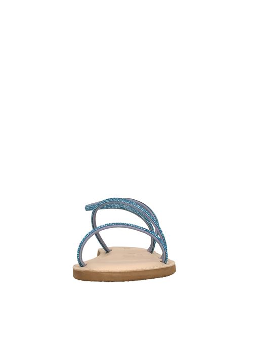 Flat in pelle e strass LE SALENTINE | 1129 TUBO STRASSCIELO